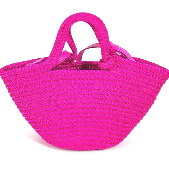 Balenciaga Handbags - Balenciaga Tote Handbag Bag Lambskin Pink Crossbody IBIZA Basket
